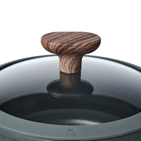 Resto Kitchenware Ran 2,4 l Okrągły Czarny, Drewno