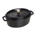 STAUB Garnek żeliwny owalny 4,2l czarny