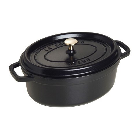 STAUB Garnek żeliwny owalny 4,2l czarny