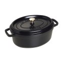 STAUB Garnek żeliwny owalny 4,2l czarny