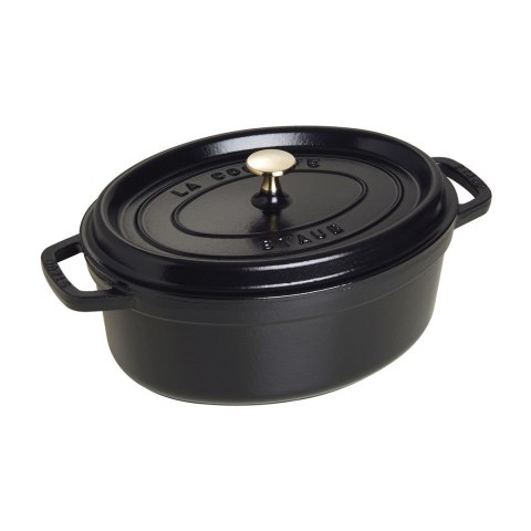 STAUB Garnek żeliwny owalny 4,2l czarny