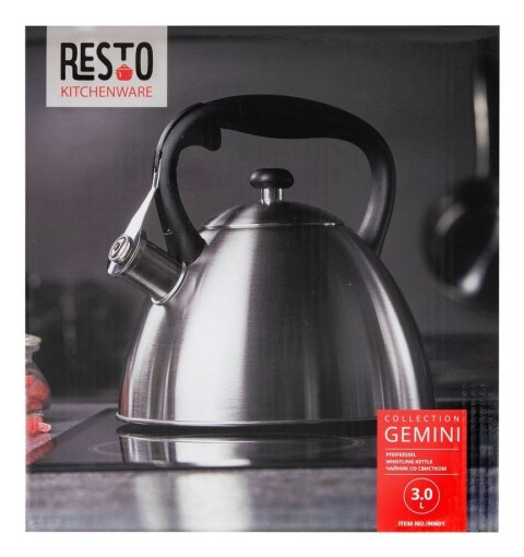 Resto Kitchenware 90601 czajnik 3 l Stal nierdzewna