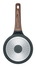 Resto Kitchenware 93900 garnek 1,3 l Okrągły Czarny