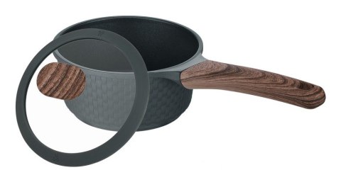 Resto Kitchenware 93900 garnek 1,3 l Okrągły Czarny