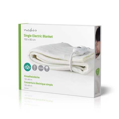Koc elektryczny Nedis rozmiar 150x80cm model PEBL110CWT1