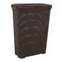 Kosz na bieliznę Curver NATURAL STYLE 40LCiemnyBrąz