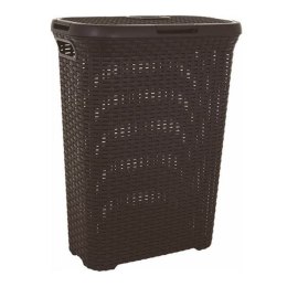 Kosz na bieliznę Curver NATURAL STYLE 40LCiemnyBrąz