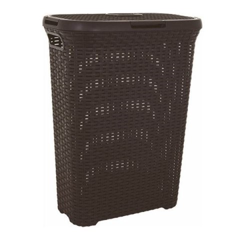 Kosz na bieliznę Curver NATURAL STYLE 40LCiemnyBrąz