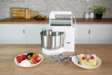 Unold Blender ręczny z misą miksującą Hannah biały srebrny