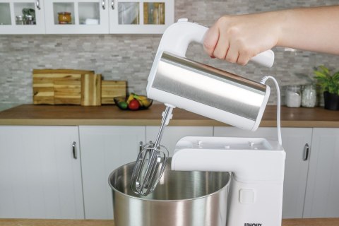 Unold Blender ręczny z misą miksującą Hannah biały srebrny