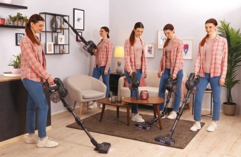 Hoover HF1 HF103X 011 Pionowy odkurzacz Bateria Suchy Tkanina Bez worka 0,9 l 170 W Tytan