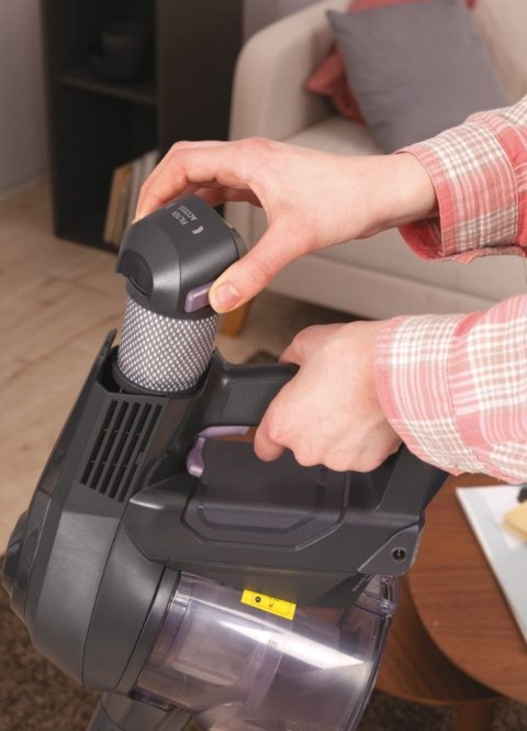 Hoover HF1 HF103X 011 Pionowy odkurzacz Bateria Suchy Tkanina Bez worka 0,9 l 170 W Tytan