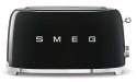 Toster Smeg TSF02BLEU czarny 4 kromek, metalowa obudowa