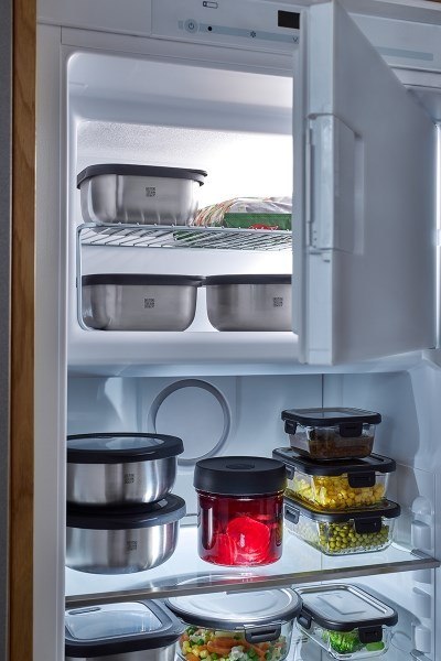 Pojemnik stalowy okrągły 500 ml GEFU PROVIDO G-12771