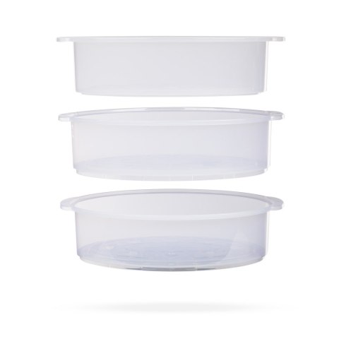 Tristar VS-3914 szybkowar parowy 3 kosz. Blat 1200 W Czarny, Stal nierdzewna, Półprzezroczysty