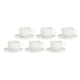 LA PORCELLANA BIANCA CORTE Zestaw 6 filiżanek do kawy ze spodkiem 80ml