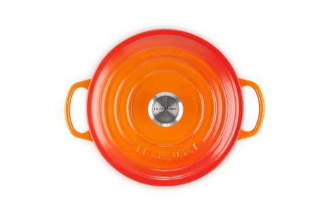 Le Creuset Signature Roaster okrągły piekarnik 22cm czerwony