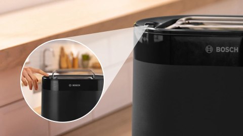 Bosch TAT2M123 toster 2 kaw. 950 W Czarny