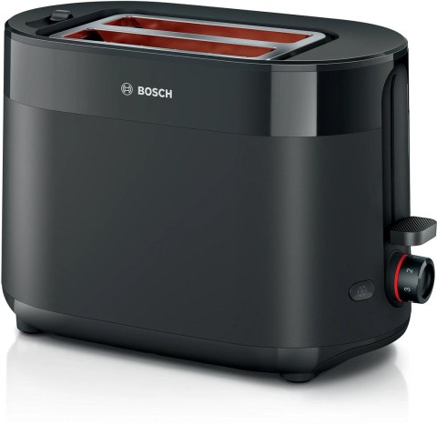 Bosch TAT2M123 toster 2 kaw. 950 W Czarny
