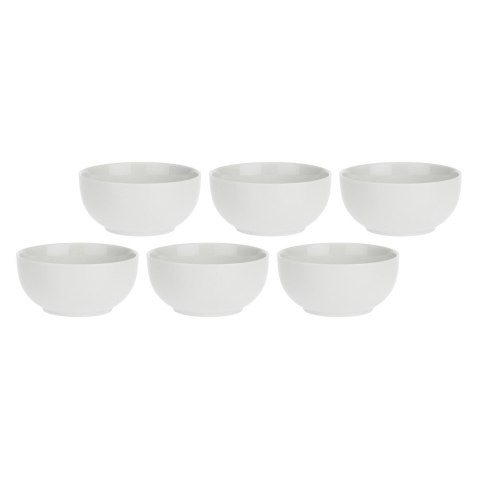 Zestaw 6 okrągłych misek Terrine - Biały, 11.5 cm