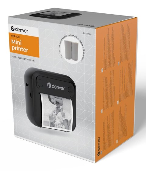 Denver MBP-32B drukarka etykiet bezpośrednio termiczny Bezprzewodowy Bluetooth