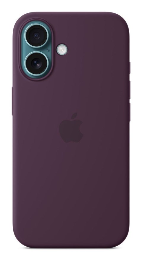 Apple iPhone16 etui silikonowe z MagSafe - Śliwka