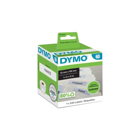 DYMO LW - Etykiety na teczki podwieszane imiennych - 12 x 50 mm - S0722460