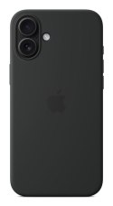 Silikonowe etui Apple z MagSafe Czarne, do iPhone 16 Plus