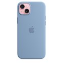 Silikonowe etui Apple z MagSafe Winter Blue, do iPhone 15 Plus