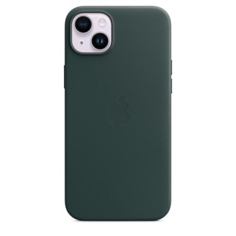 Skórzane etui Apple z MagSafe Forest Green, do iPhone 14 Plus