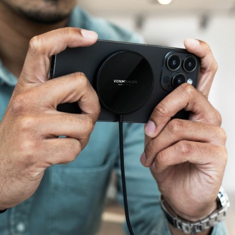 Vonmählen Aura Mini Smartfon Srebrny, Biały USB Wewnętrzna