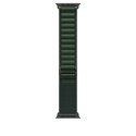 Apple Watch Ultra 49mm Pasek Alpine Loop Dunkelgrün / Titan schwarz (M)