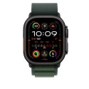 Apple Watch Ultra 49mm Pasek Alpine Loop Dunkelgrün / Titan schwarz (M)