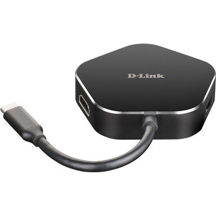 D-Link DUB-M420 stacja dokująca Przewodowa Thunderbolt 3 Aluminium, Czarny
