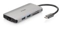 D-Link DUB-M810 stacja dokująca Przewodowa USB 3.2 Gen 1 (3.1 Gen 1) Type-C Aluminium