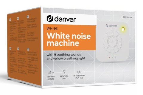 Denver 117320000010 biała maszyna szumowa
