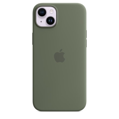 Etui silikonowe Apple iPhone 14 Plus z MagSafe - Olive