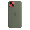 Etui silikonowe Apple iPhone 14 Plus z MagSafe - Olive