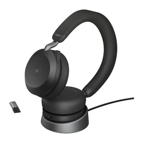 Jabra 27599-999-989 słuchawki bezprzewodowe nagłowne, Bluetooth, podstawka do ładowania, Czarne