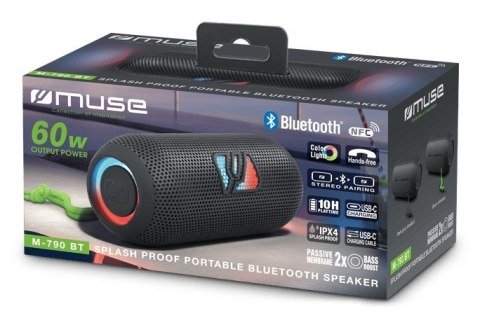 Muse M-790 BT głośnik przenośny / imprezowy Czarny 60 W