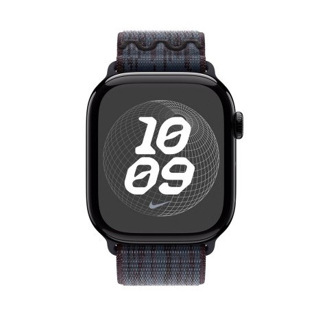 Pasek sportowy do Apple Watch Nike 46mm czarny/niebieski