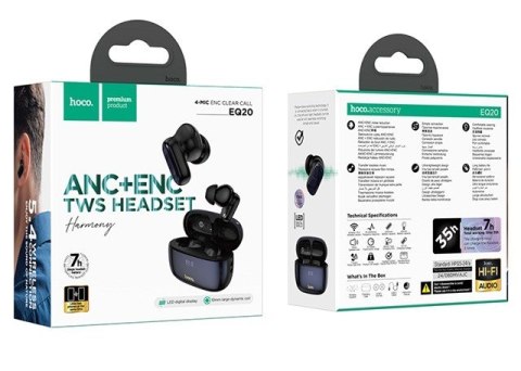 Słuchawki bezprzewodowe Hoco EQ20 Rhyme (czarny)