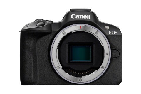 Canon EOS R50, Black + RF-S 18-45mm F4.5-6.3 IS STM Kit Bezlusterkowiec 24,2 MP CMOS 6000 x 4000 px Czarny