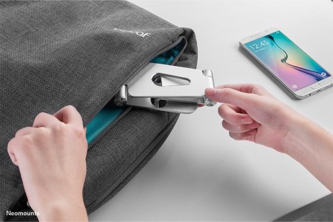 Neomounts DS10-160SL1 uchwyt Uchwyt pasywny Telefon komórkowy/Smartfon Srebrny