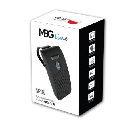 Samochodowy zestaw głośnomówiący MBG LINE SP09