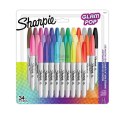 Sharpie 2198891 marker 34 szt. Końcówka cienka Czarny, Zielony, Pomarańczowy, Różowy, Fioletowy, Czerwony, Żółty