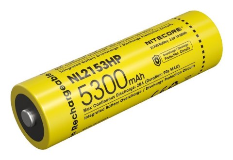 Akumulator Nitecore NL2153HP 21700 5300mAh LI-ION 3,6V