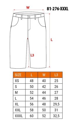 NEO Krótkie spodenki PREMIUM 81-276-XXXL