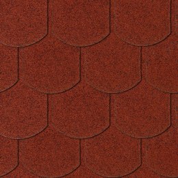 GONT KARPIÓWKA CZERWONY 1 SZT = 0,16M2, 1 OPK. = 3,85M2