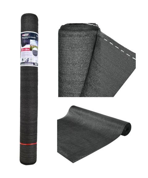 Siatka cieniująca 180g 1,2*50m szara UV 90%